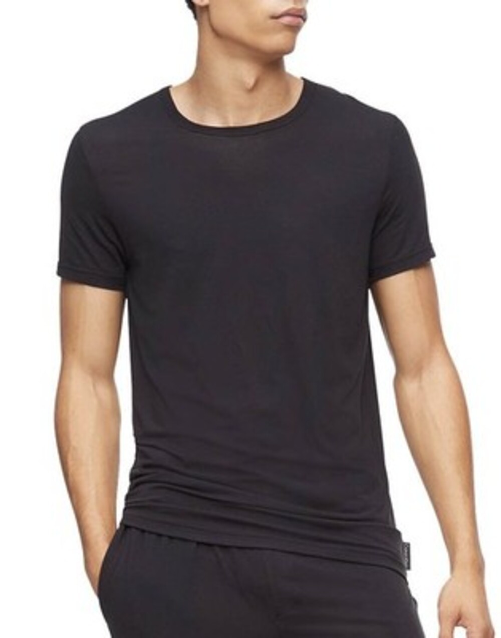 Calvin Klein Ultra Soft Short Sleeve Crew Neck T-Shirt Men's S Black Pullover